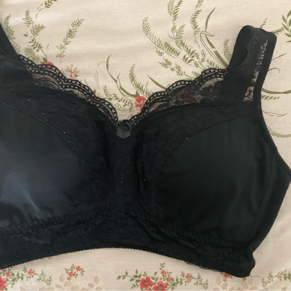 Rhonda Shear Other - Rhonda Shear Pin Up Style Black Lace Trim Bra